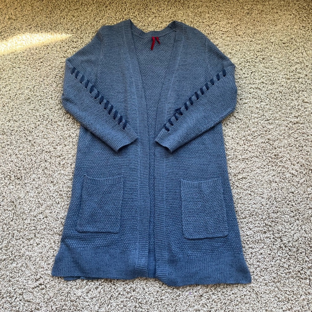 Love Scarlett blue open cardigan